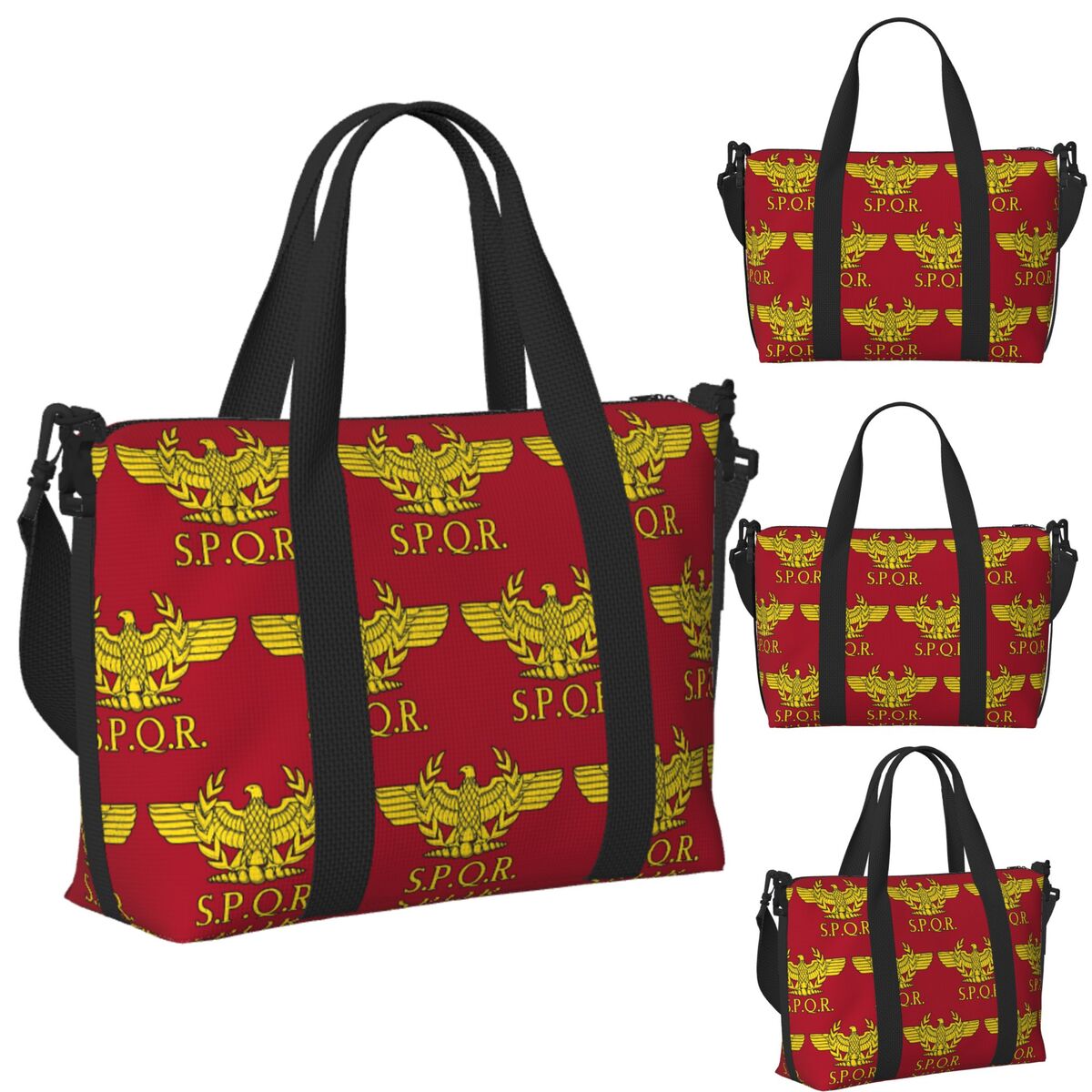 Women Bags Rome - Custom โรม SPQR Roman Beach กระเป๋าเดินทางขนาดใหญ่ความจุ