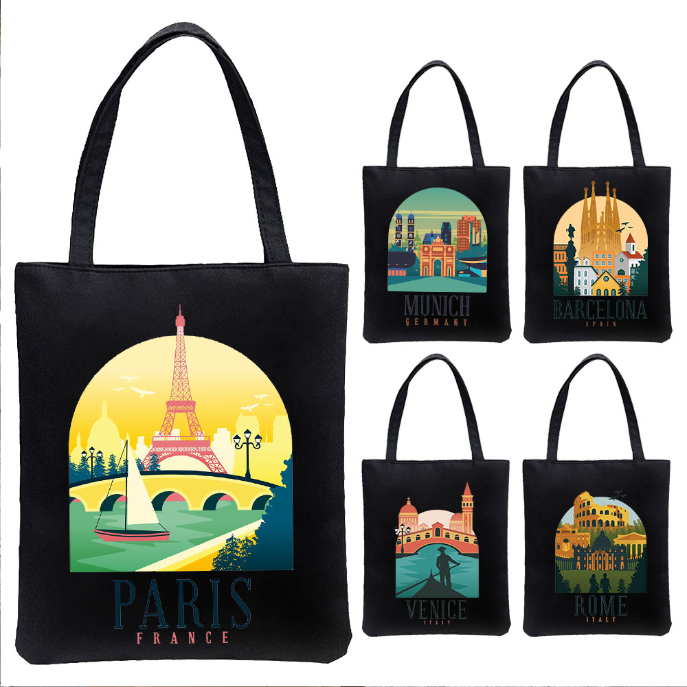 Women Bags Rome - กระเป๋าถือผู้หญิง กระเป๋าสะพายไหล่ กระเป๋าผ้าแคนวาส กระเป๋าโท้ท กระเป๋าสะพายข้างผู้หญิง รุ่นปารีส
