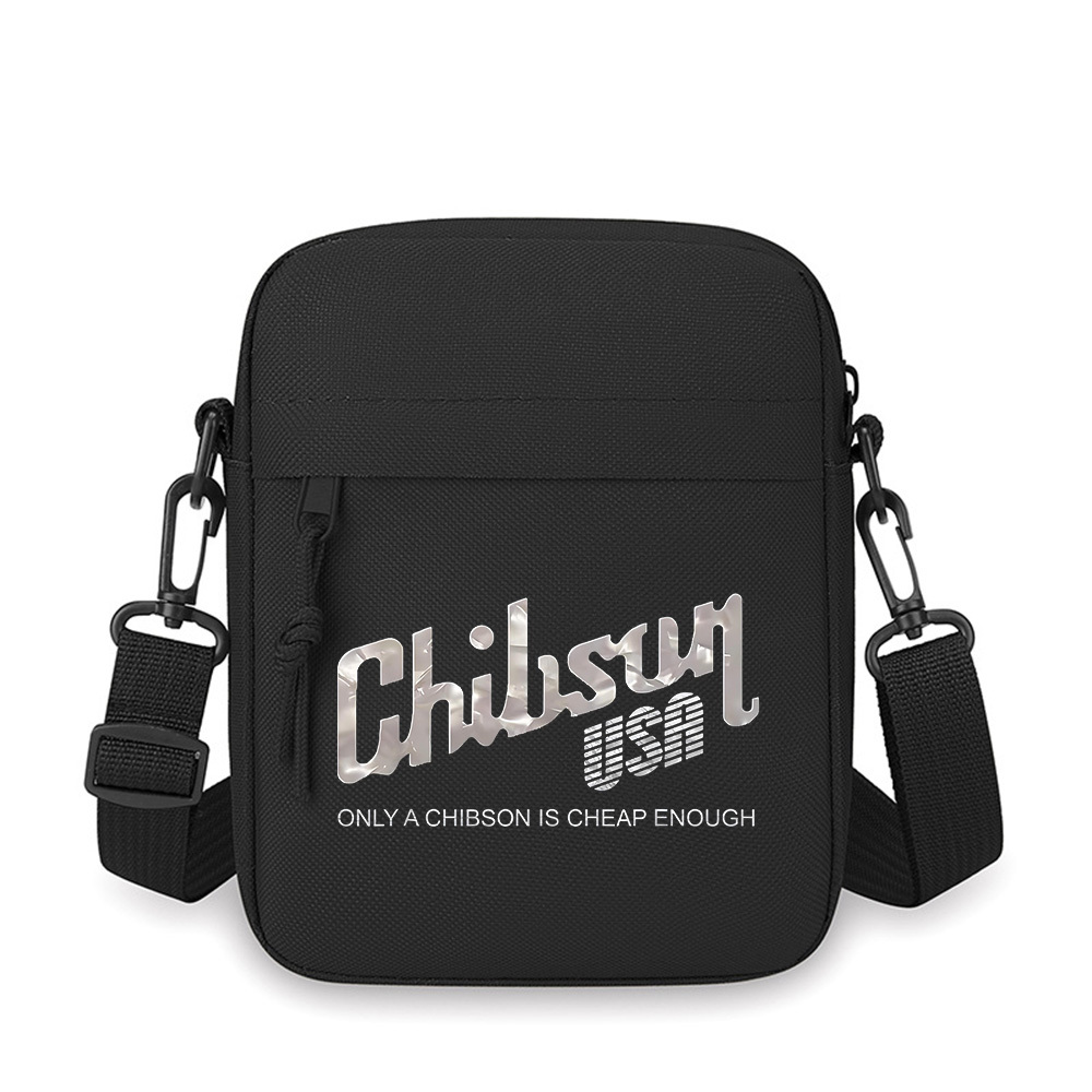 Women Bags Usa - กระเป๋าคาดลำตัว Chibson ลายพิมพ์การ์ตูนอนิเมะจากภาพยนตร์ ดีไซน์สำหรับผู้ชายและผู้หญิง ใช้ได้ทั้งแบบสะพายข้างและสะพายไหล่เดียว พื้นหลังสีดำ