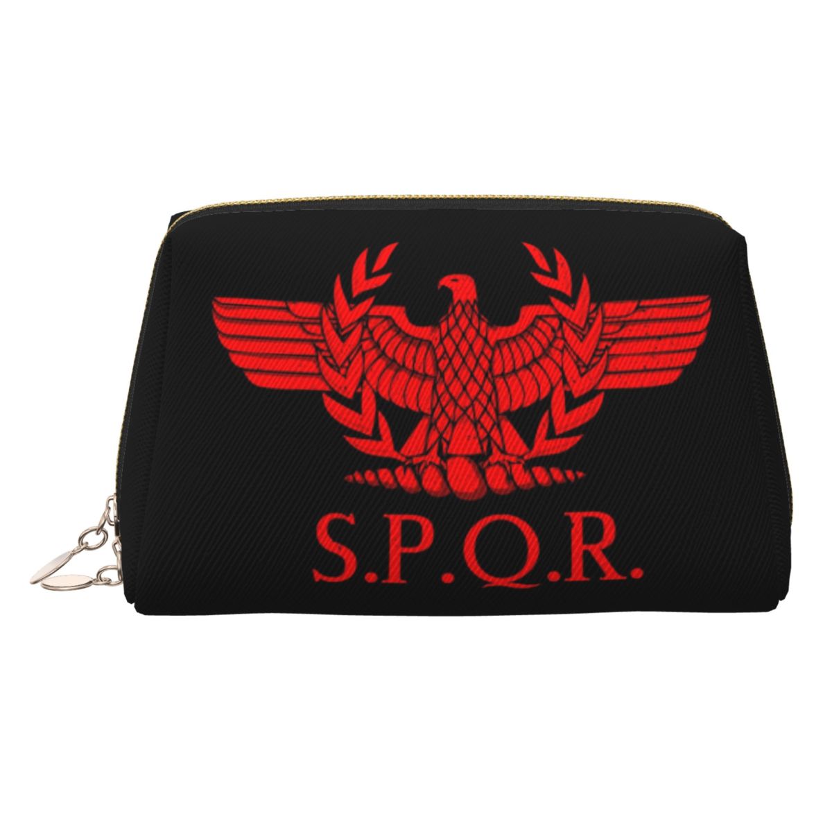 Women Bags Rome - กระเป๋าเครื่องสำอางผู้หญิงสไตล์โรมัน SPQR สำหรับเดินทาง จัดระเบียบอุปกรณ์แต่งหน้า กระเป๋าใส่ของใช้ในห้องน้ำ