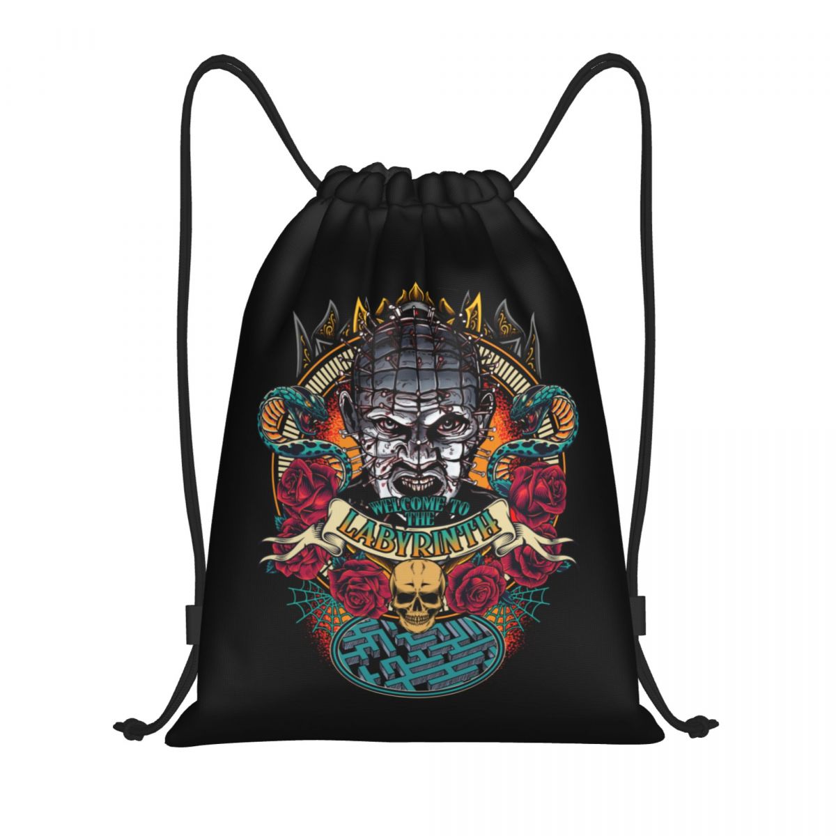 Women Bags Myer - กระเป๋าเป้สะพายหลังแบบมีเชือกผูก ลายไมเคิล ไมเยอร์ส สำหรับฮาโลวีน แนวสยองขวัญ นักฆ่าต่อเนื่อง