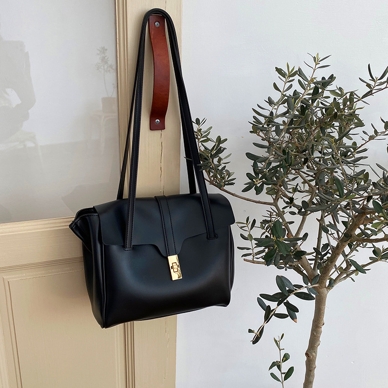 Women Bags For Airport - กระเป๋าถือสตรีหนังนิ่ม, กระเป๋าโท้ทหรูหรานักออกแบบวินเทจจุของได้เยอะกระเป๋าสะพายไหล่