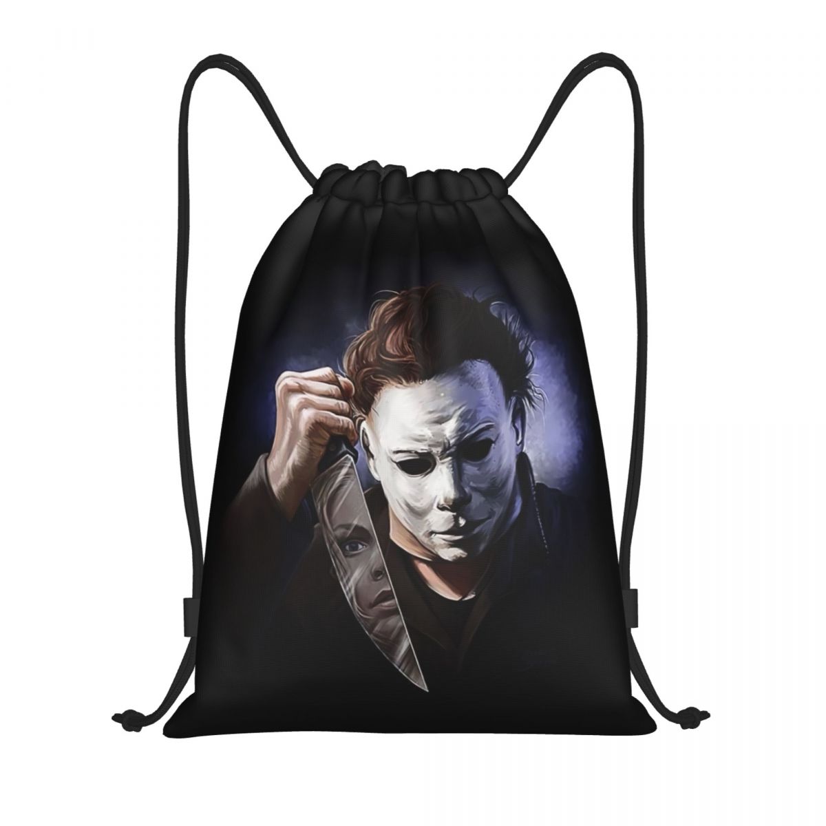 Women Bags Myer - กระเป๋าเป้สะพายหลังลายหนังสยองขวัญฮาโลวีน ไมเคิล ไมเยอร์ส สำหรับผู้หญิง ผู้ชาย ใช้สำหรับออกกำลังกาย