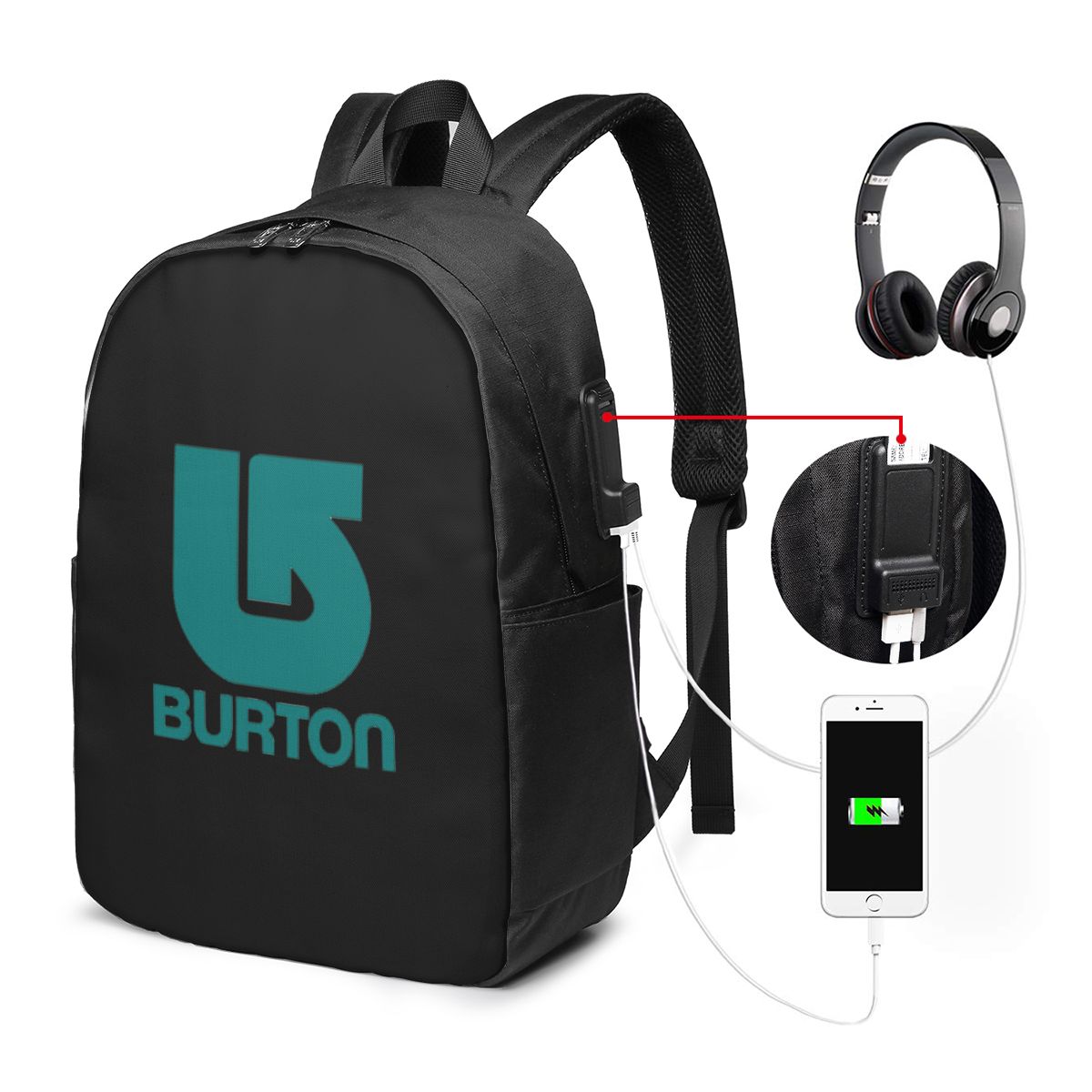Women Bags Laptop - เบอร์ตัน สโนว์บอร์ด กระเป๋าเป้สะพายหลังแบบสปอร์ต กระเป๋าใส่โน๊ตบุ๊ค กระเป๋าคอมพิวเตอร์ กระเป๋านักเรียน