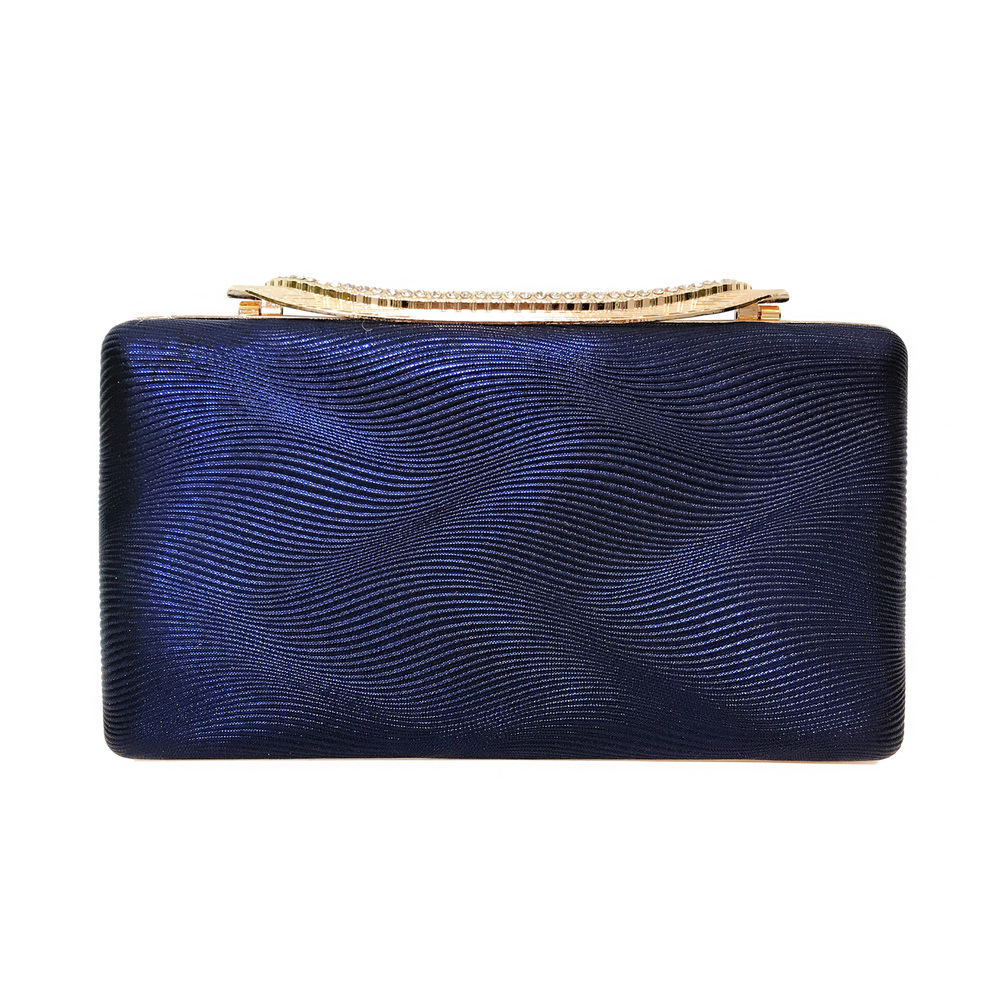 Clutch Bag Evening - ผู้หญิงElegantคลัทช์กระเป๋าแฟชั่นแม่เจ้าสาว/เจ้าบ่าวสีเขียวกระเป๋าRhinestoneหัวเข็มขัดจีบพื้นผิวกระเป๋าสแควร์