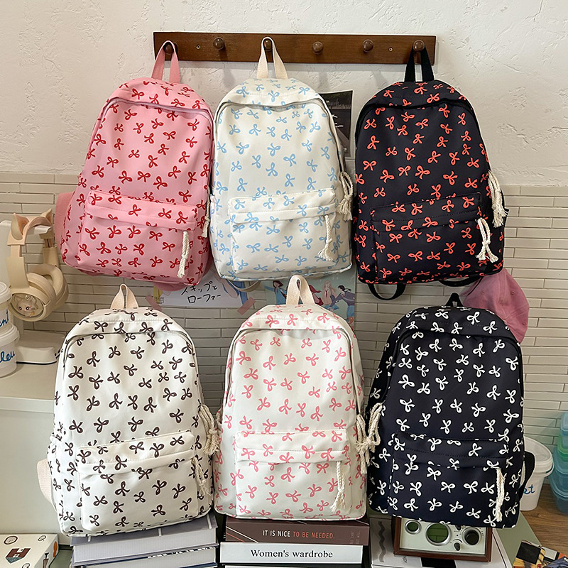 กระเป๋าเป้สะพายหลังไนลอนลายดอก - Women Bags Gift บทวิจารณ์และราคา