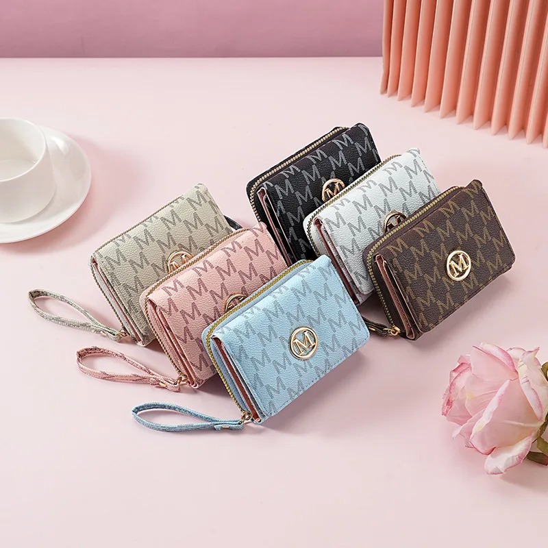 กระเป๋าสตางค์ซิปสามชั้นลายตัวอ - Women Bags Accessories บทวิจารณ์และราคา