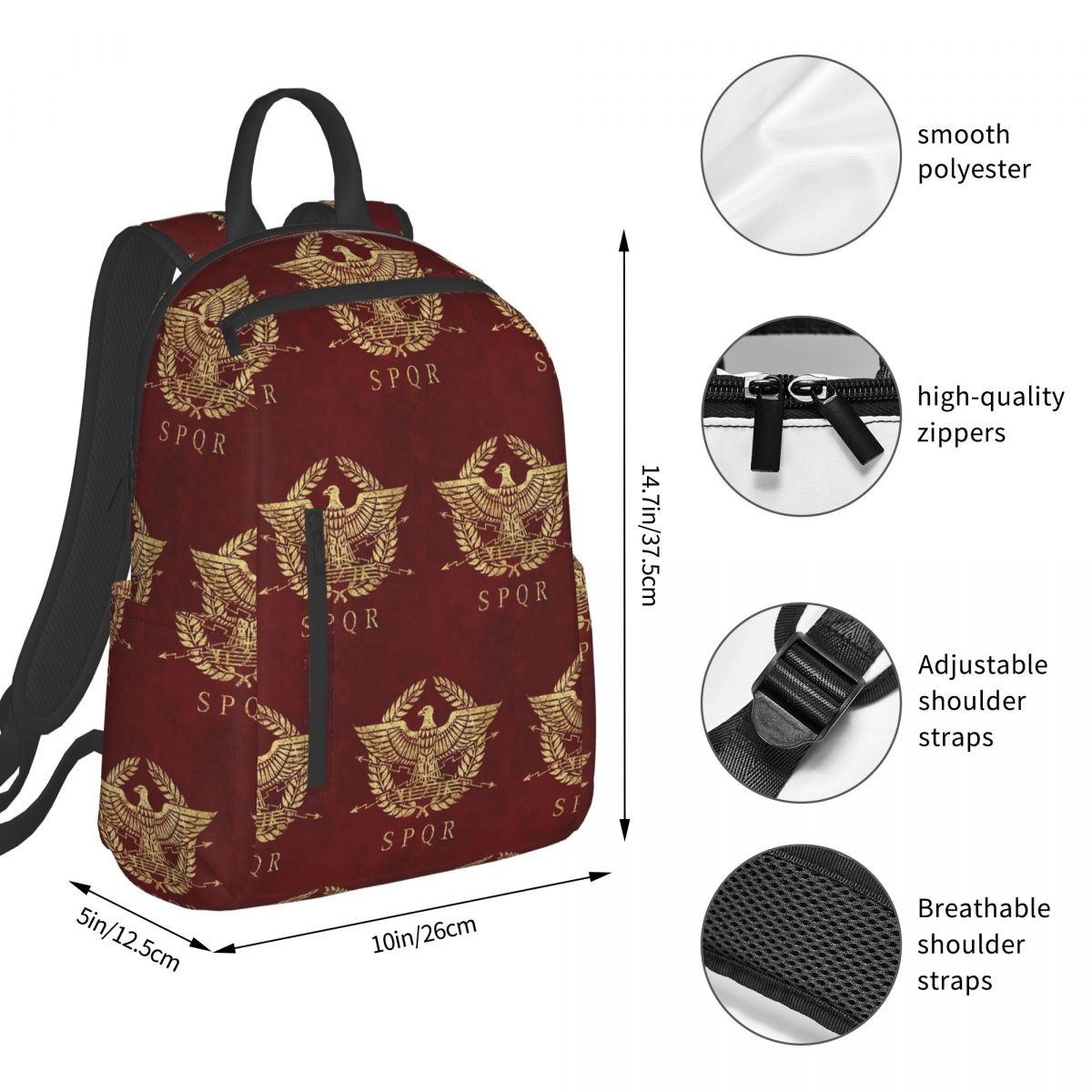 โรม SPQR กระเป๋าเป้สะพายหลังโร - Women Bags Rome บทวิจารณ์และราคา
