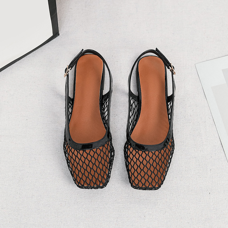 รองเท้าแตะหัวเหลี่ยมแบบสวม  ใส - Women Bags Accessories บทวิจารณ์และราคา