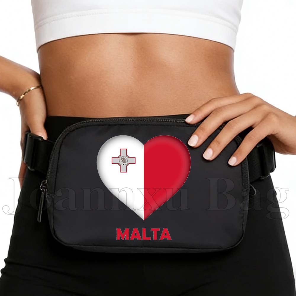 กระเป๋าคาดเอว Malta Heart Flag - Women Bags Malta บทวิจารณ์และราคา
