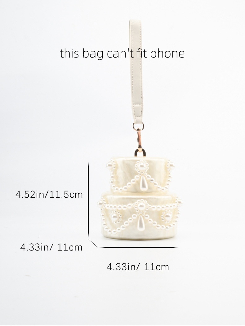 เค้กรูปร่างกระเป๋าคลัทช์อะคริล - Clutch Bag Evening บทวิจารณ์และราคา