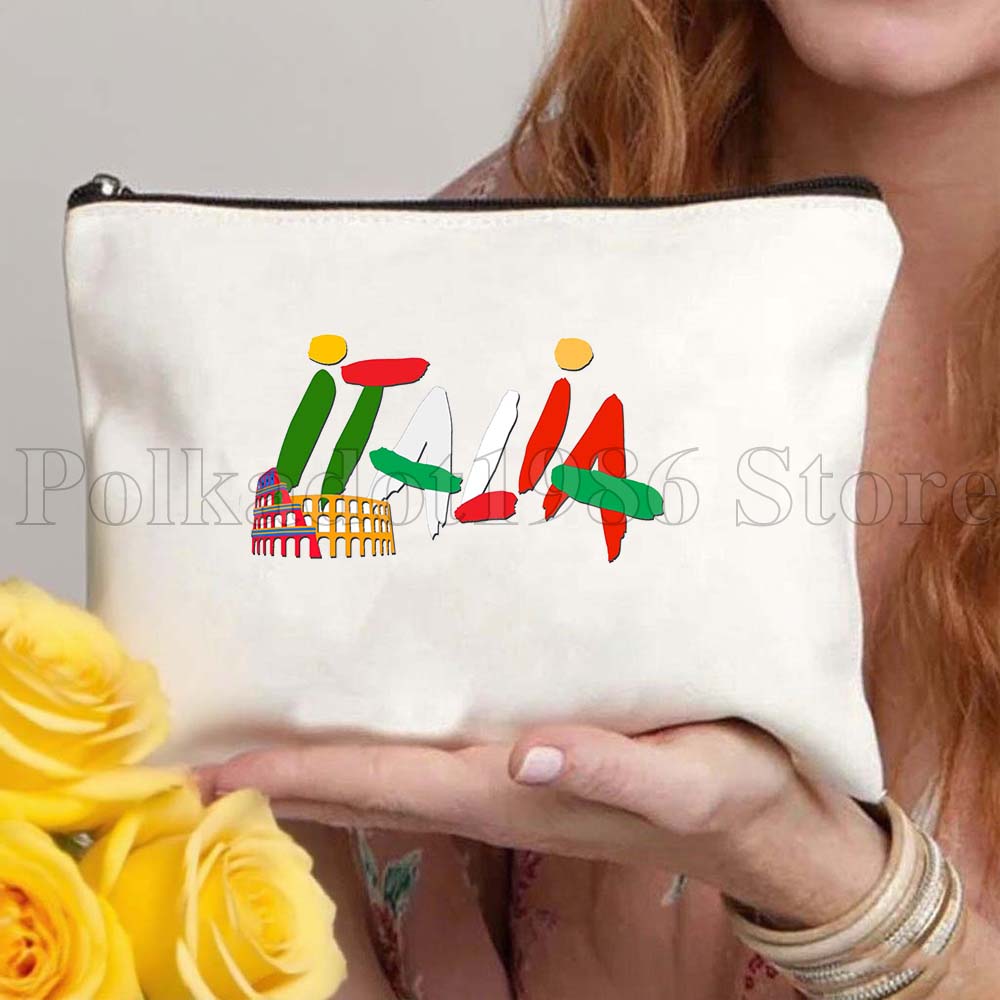 กระเป๋าผ้าแคนวาสลายธงชาติอิตาล - Women Bags Rome บทวิจารณ์และราคา