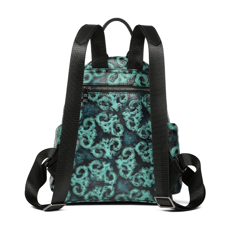 Johnature ของแท้หนังนูน Retro  - Women Bags Handmade บทวิจารณ์และราคา