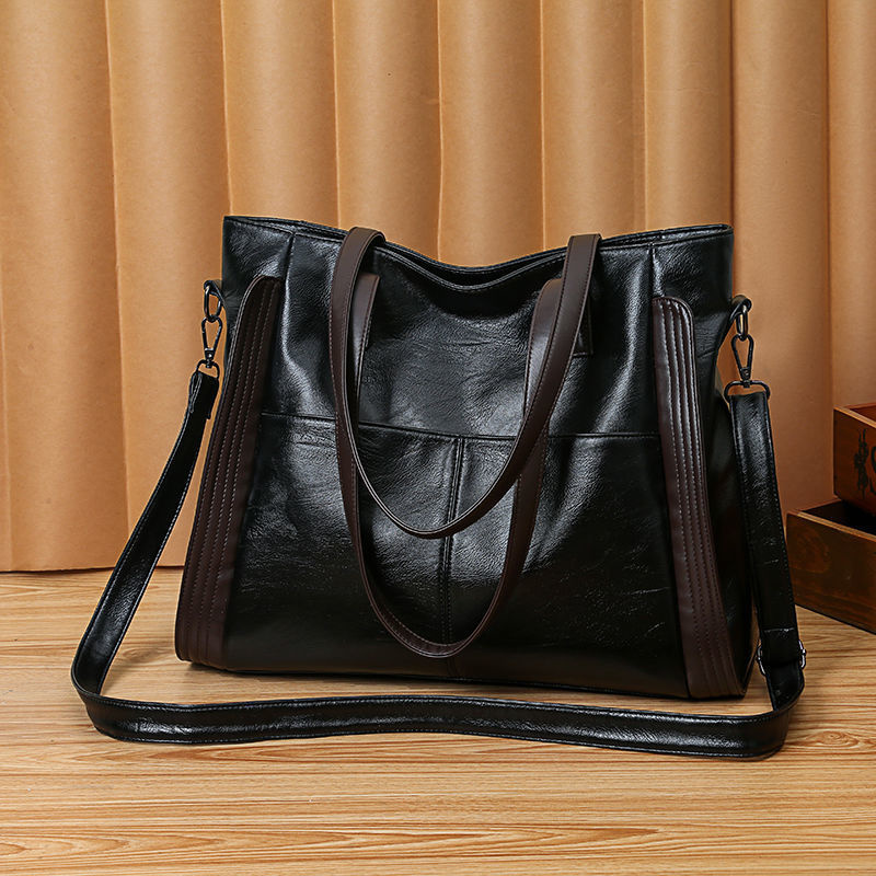 กระเป๋าสะพายไหล่สีดำใบใหญ่ใหม่ - Women Bags For Airport บทวิจารณ์และราคา