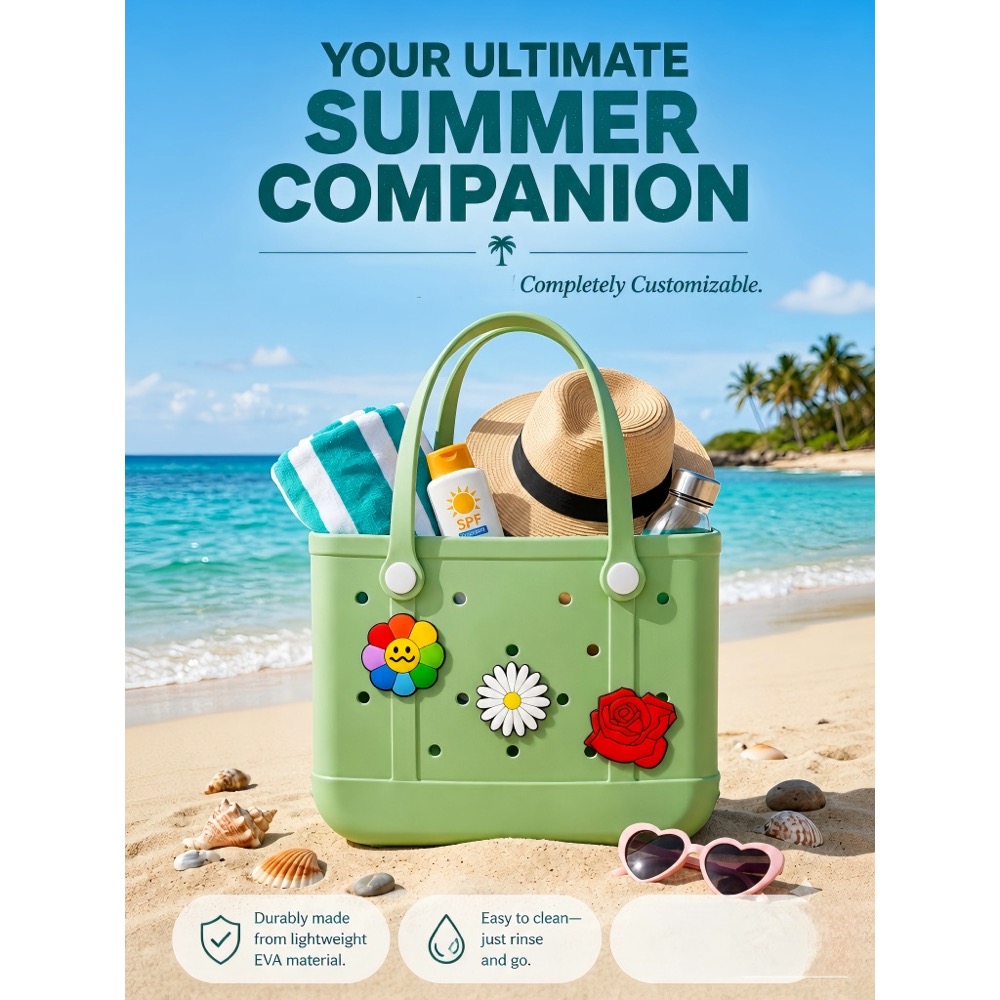 กระเป๋าชายหาดยางขนาดใหญ่สำหรับ - Women Bags Gift บทวิจารณ์และราคา