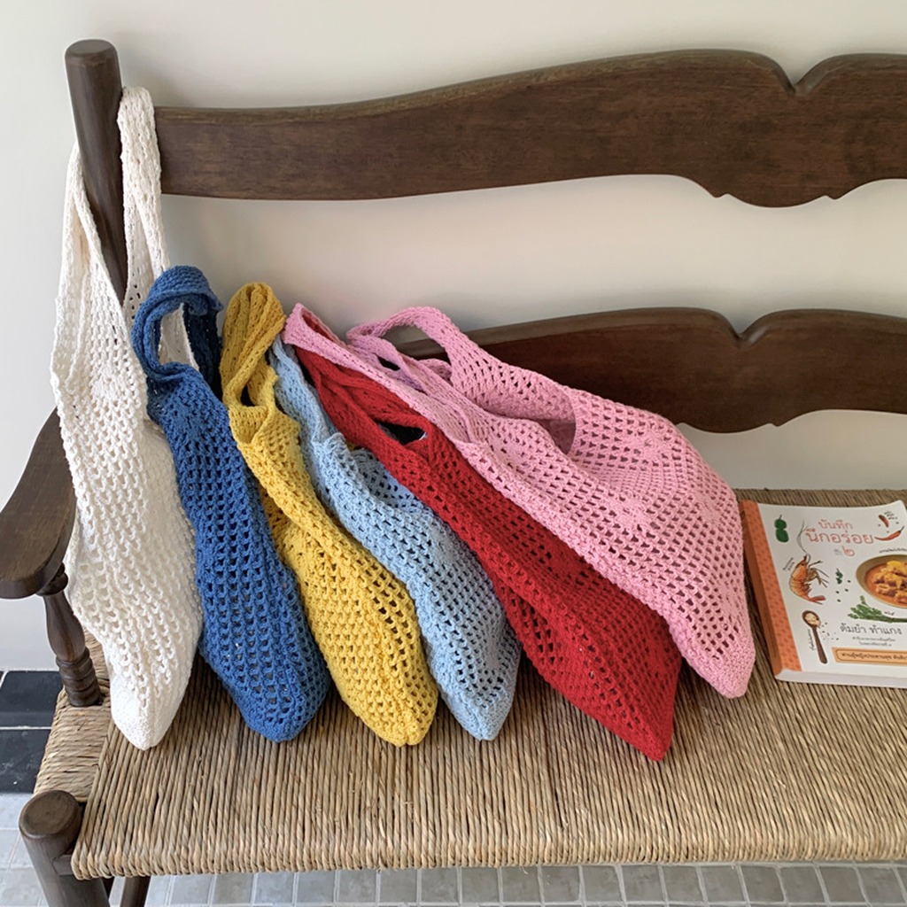 กระเป๋าโครเชต์แฮนด์เมด กระเป๋า - Women Bags Handmade บทวิจารณ์และราคา