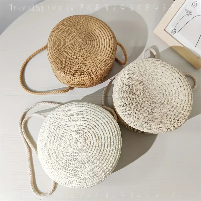 กระเป๋าสะพายข้างทรงกลมสานจากหว - Women Bags Handmade บทวิจารณ์และราคา
